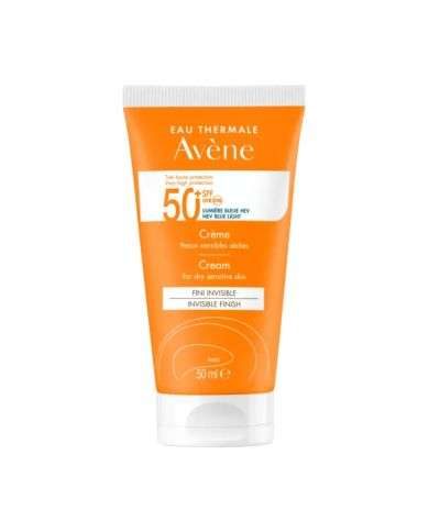 AVENE CREME FINI INVISIBLE SPF 50+ PEAUX SENSIBLES SECHES 50 ML