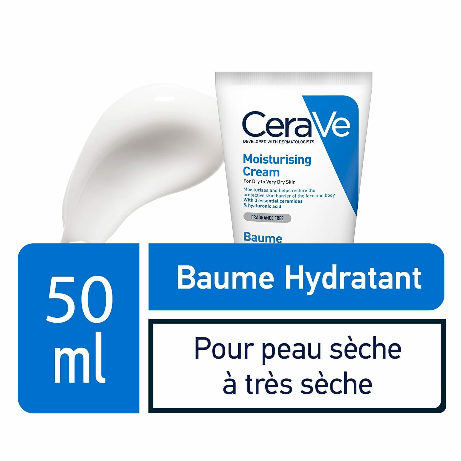 CERAVE Baume Hydratant Nourrissant Peau Sèche à Très Sèche | 50ml