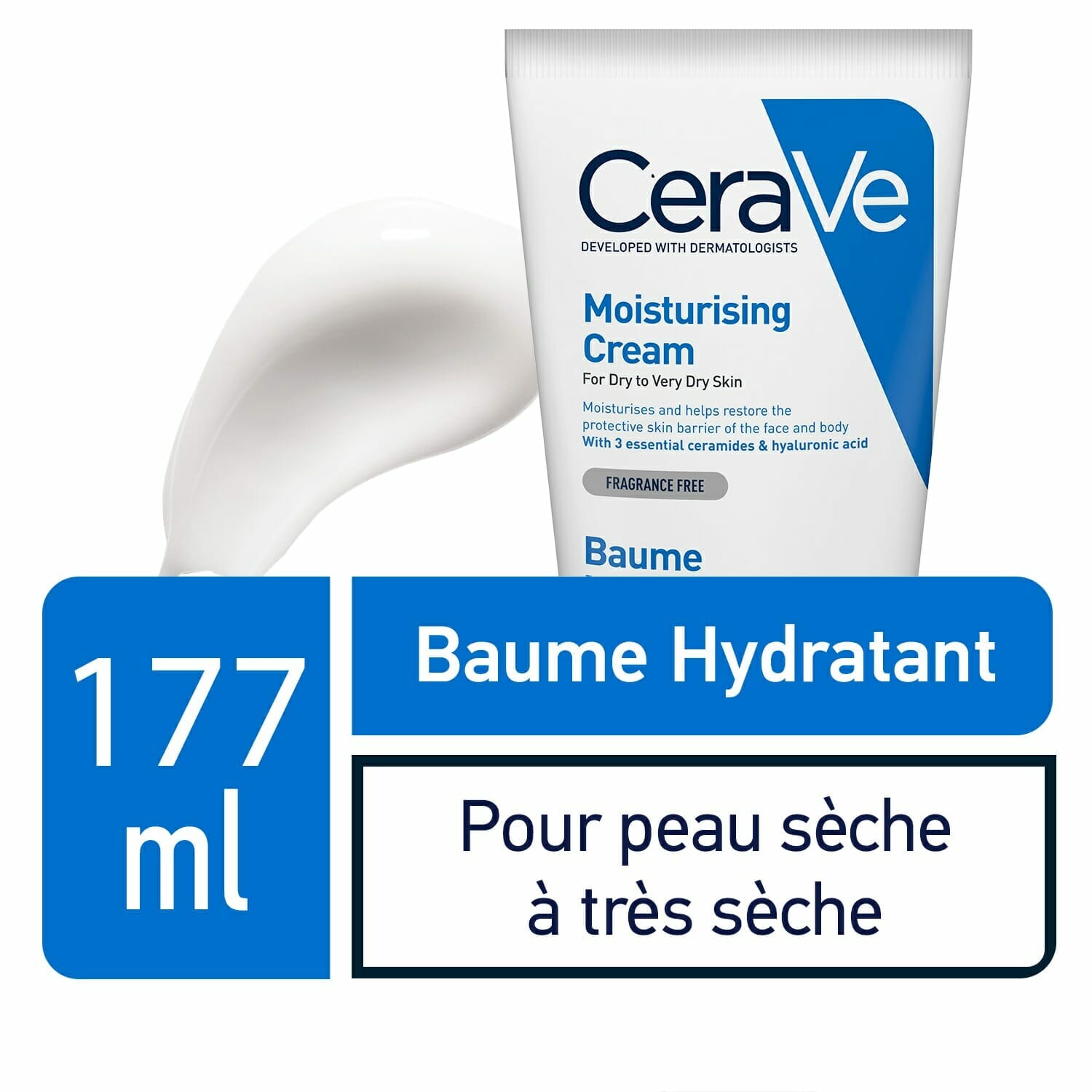 CERAVE BAUME HYDRATANT NOURRISSANT PEAUX SECHES A TRES SECHES 177ML