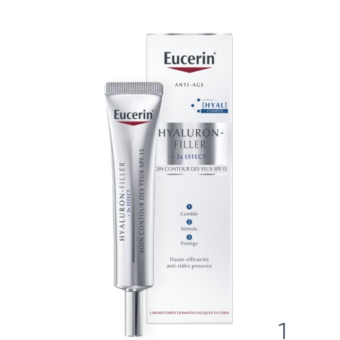 EUCERIN HYALURON FILLER YEUX SOIN CONTEUR DES YEUX SPF 15 15ML